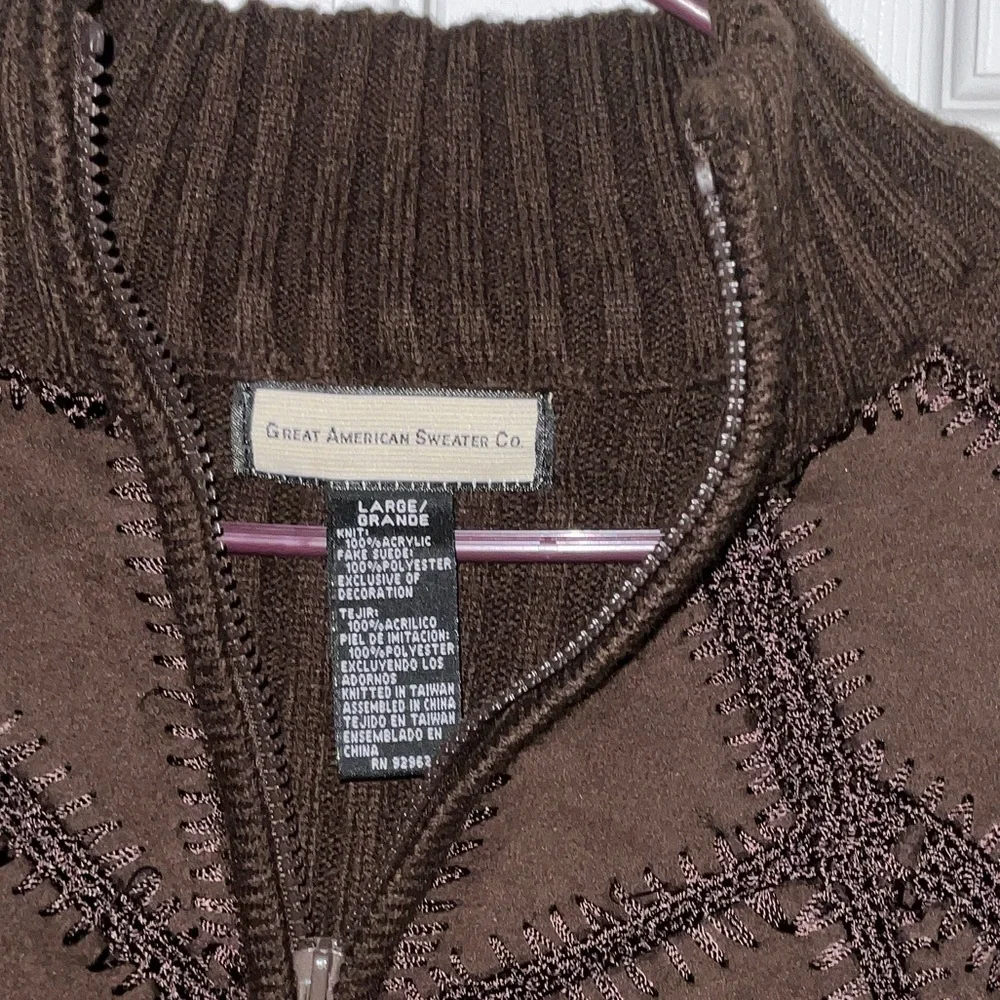 Great american sweater co stylish brown